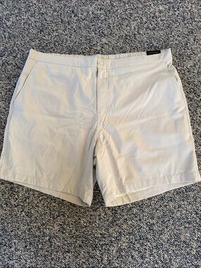 Abercrombie & Fitch Light Beige Swim Hybrids